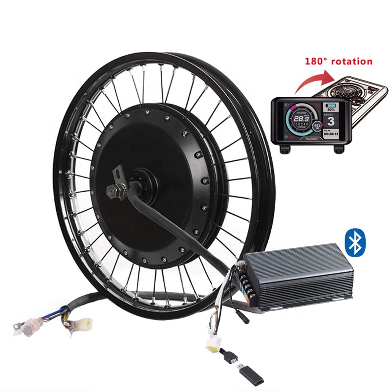 Qs Motor 273 8000W Hub Motor - Kit de conversão de bicicleta elétrica